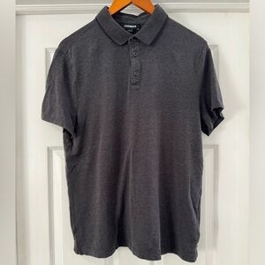 Express Men’s Gray Polo